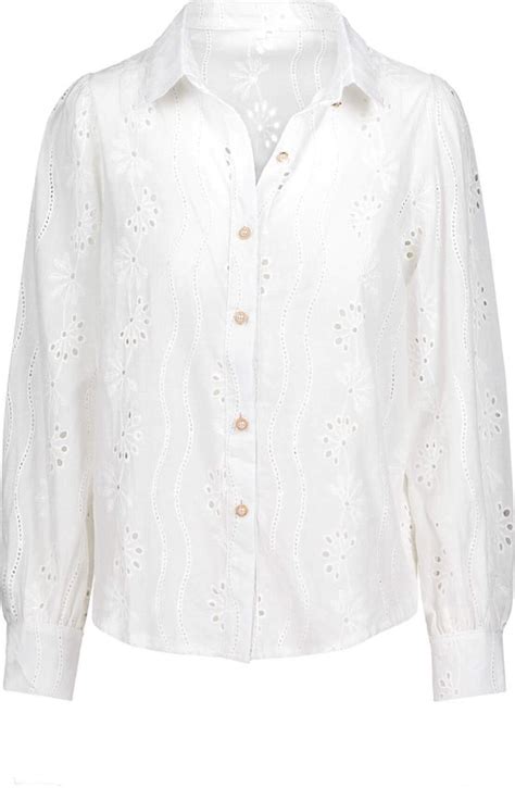 bolcom white broderie blouse