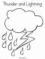 Thunderstorm Coloring Pages Getcolorings Colorings Color sketch template