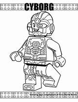 Lego Cyborg Bricks Superheroes Mandalas öffnen sketch template