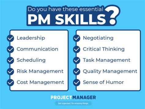 12 essential project management skills