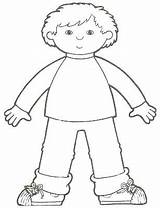 Body Clipart Parts Coloring Pages Boy Kids Clip Human Cliparts Color Outline Colouring Lds Nursery Template Printable Preschool Children Arts sketch template