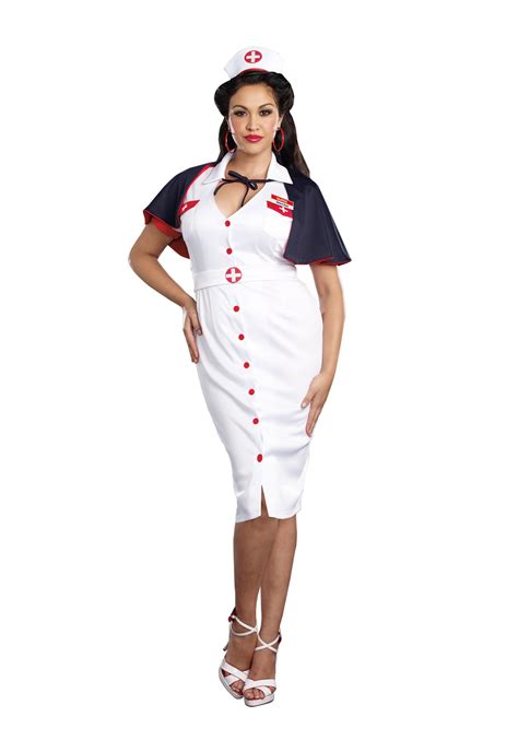 Plus Size Night Nurse Costume 1x 2x 3x 4x