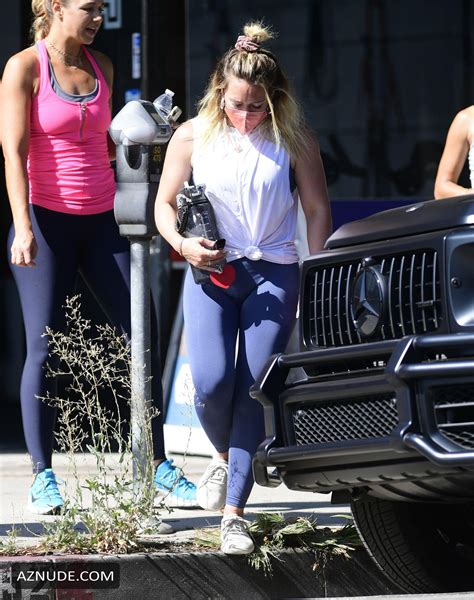 Hilary Duff Sexy Gets In An Intense Workout Session At A Gym In La Aznude
