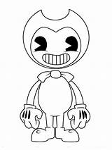 Bendy Ink Machine Coloring Pages Printable Boys sketch template