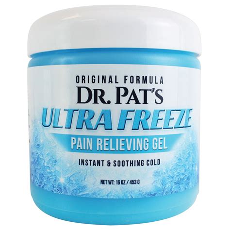 pain relief cream dr pats topical analgesic blue gel therapy rub