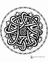 Celtic Swirl Knot sketch template