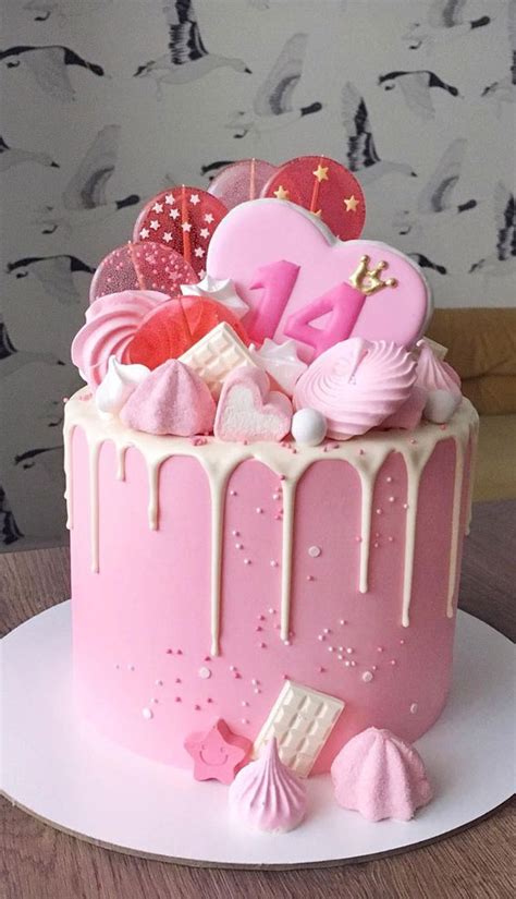 jaw droppingly beautiful birthday cake  pink birthday cake
