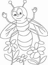 Mewarnai Lebah Anak Paud Tk Templates Berbagai Aneka Temukan Anda sketch template
