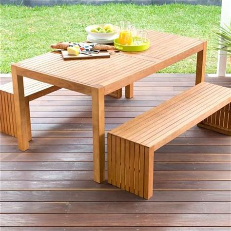 wooden bench  table set kmart patio dining furniture table