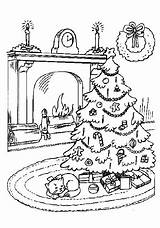Christmas Tree Colouring Kids Card Below Print Preview Small Click sketch template