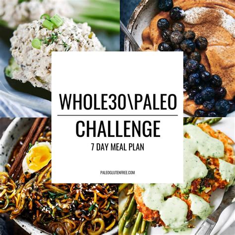 easy whole 30 meal plan paleo gluten free eats