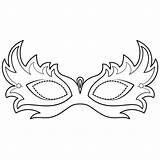 Mask Masquerade Coloring Pages Printable Masks Gras Mardi Templates Drawing Butterfly Paper Supercoloring Categories sketch template