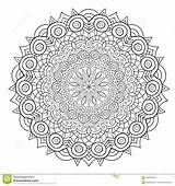 Henna Ornamental Coloring sketch template