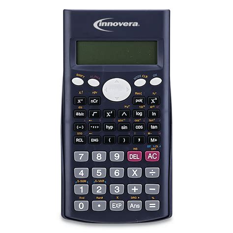innovera  scientific calculator  functions  digit lcd  display lines ivr