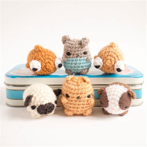 amigurumi pattern book mini crochet creatures  amigurumi animals