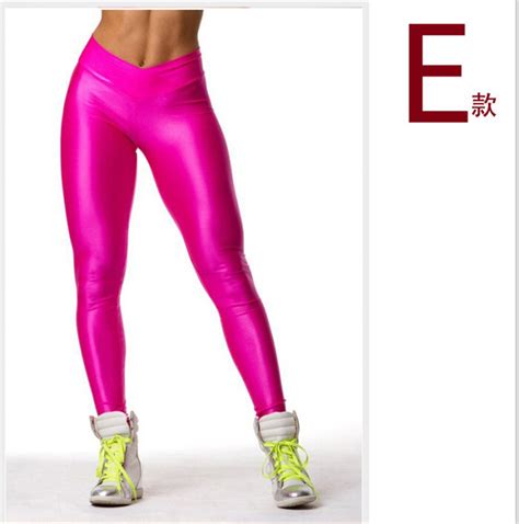 european hot sales colorful shiny slimming tight yoga pants buy women