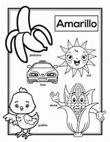 Amarillo Tareitas Colorea sketch template