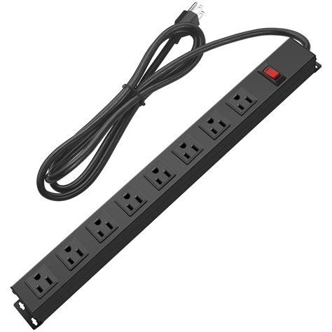 buy metal  outlet  power strip wall outlet power strip heavy duty wide spaced commercial