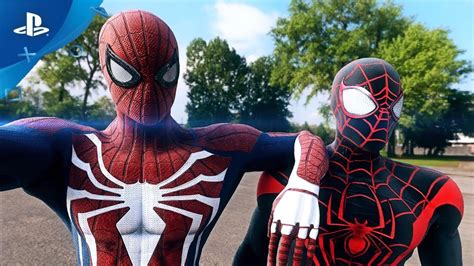 spider man ps4 secret war costume along with two more