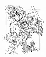Halo Spartan Coloring Pages Getdrawings sketch template