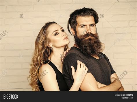 man beard woman long image and photo free trial bigstock