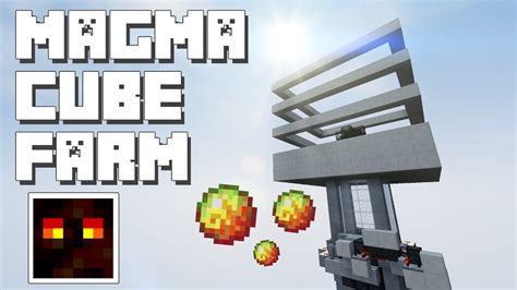 minecraft magma cube farm [with spawner] youtube