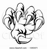 Claw Clipart Talons Monster Sharp Lineart Illustration Vector Royalty Atstockillustration Drawing Marks Getdrawings Collc0021 sketch template
