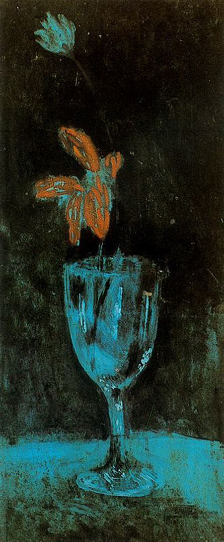 A Blue Vase Pablo Picasso