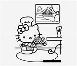 Kitty Hello Coloring Cake Making Pages 7be1 Friends Pngkit sketch template