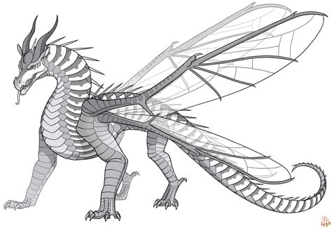 realistic dragon coloring pages printable
