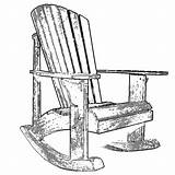 Chair Adirondack Drawing Chairs Etsy Rocking Plans Getdrawings Dwg Paintingvalley Verkocht Door sketch template