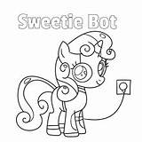 Coloring Pages Pony Sweetie Belle Little Top Getcolorings sketch template