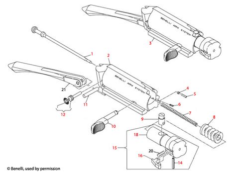 benelli usa  bolt assembly schematic brownells uk