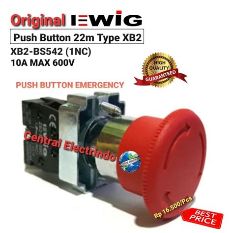 jual push button emergencyreset ewig mm xb bs kota tangerang central electrindo