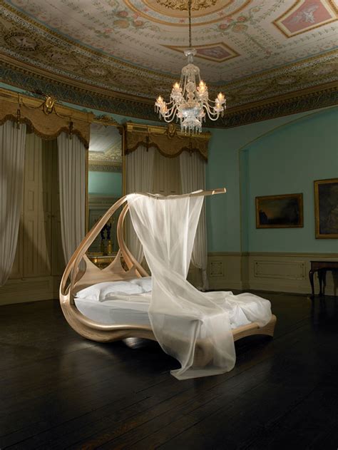 Sensual And Curvaceous Enignum Canopy Bed By Joseph Walsh