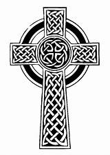 Celtic Cross Coloring Pages Irish Knot Color Tocolor Draw Print Tattoo sketch template