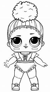 Lol Coloring Pages Surprise Dolls Printable Print Scribblefun Touchdown sketch template