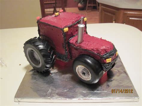 3d Tractor Cake Using Toy Tractor Parts Tractor Parts Tractors Party