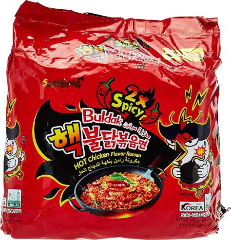 spicy samyang ramen nuclear fiee noodle challenge xchicken korean