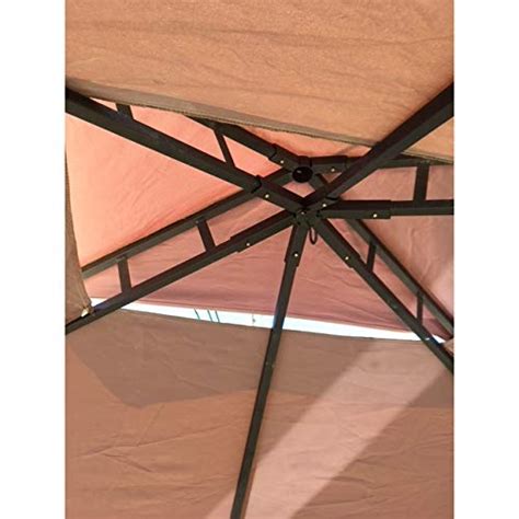 garden winds replacement canopy top cover   aldi gardenline grill gazebo standard