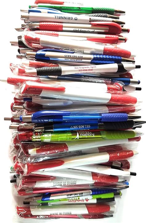 amazoncom wholesale lot   misprint ink pens ball point plastic retractable pens mixed