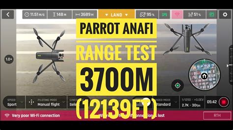 parrot anafi range test   ft youtube