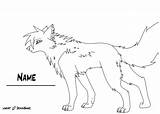 Wolf Demon Coloring Pages Template Anime Lineart Wolves Couples Deviantart sketch template