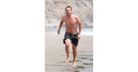 Robert Pattinson Went Running Shirtless On The Beach Robert