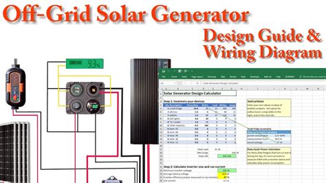 diy solar generator diagram solar power system wiring diagram electrical engineering
