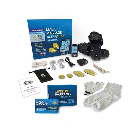 Magic Massage Ultra 1610 Spa And Relaxation Bundle For Drug Free Pain