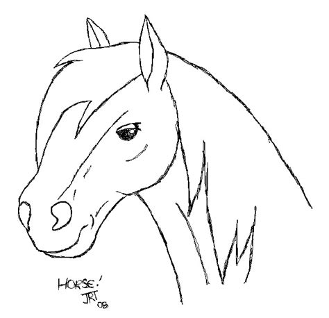 outline   horse clip art library