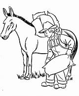 Coloring Pages Farm Mule Farmer Animal Animals Printable Horse Honkingdonkey Kids Working Sheet Activity Rocks Learning Library Clipart Search Popular sketch template