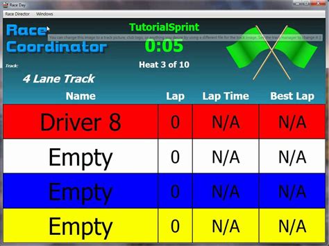 race coordinator tutorial  youtube