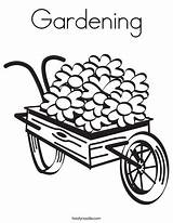 Coloring Gardening Daisies Joy Spread Twistynoodle Cursive Wagon Flowers Favorites Login Add Noodle Change Template sketch template